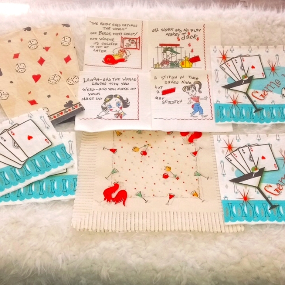 Crafting Napkins Lot of 12